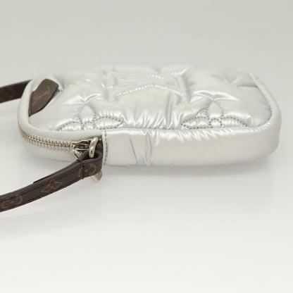 Louis Vuitton Pillow Phone Pouch Monogram Quilted Econyl Nylon, SILVER, CANVAS, Travel bag