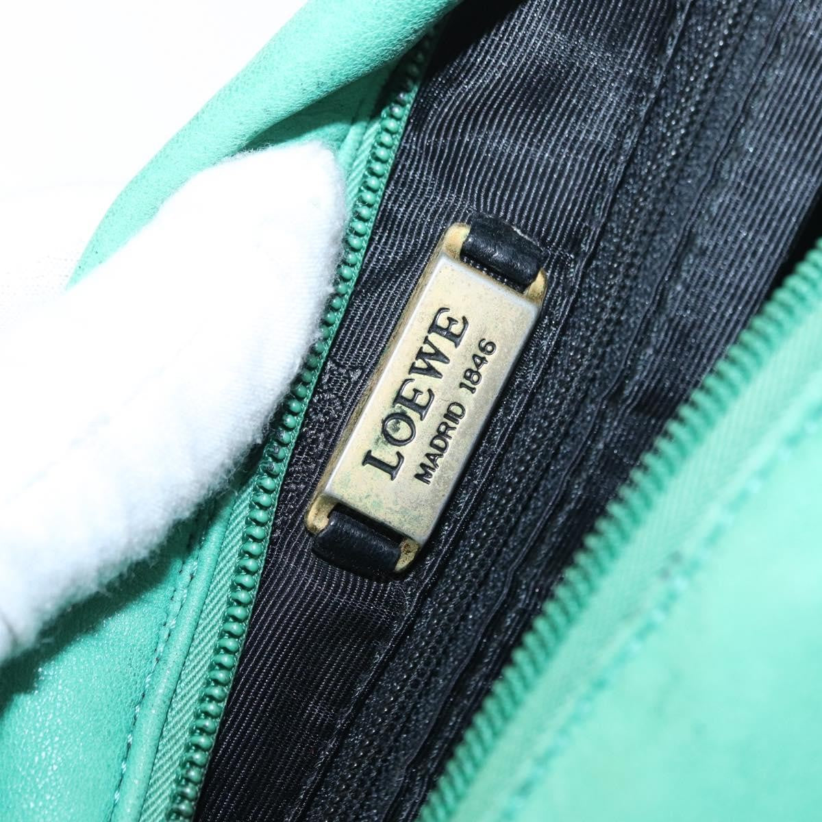 Loewe Vintage Shoulder Bag Leather, GREEN, LEATHER, Shoulder bag