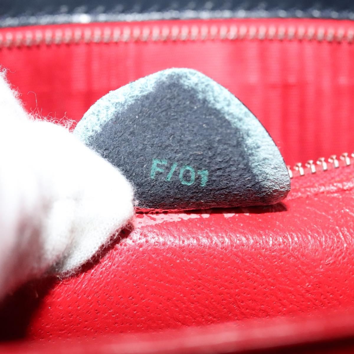 Celine Circle logo Leather, NAVY, LEATHER, Shoulder bag