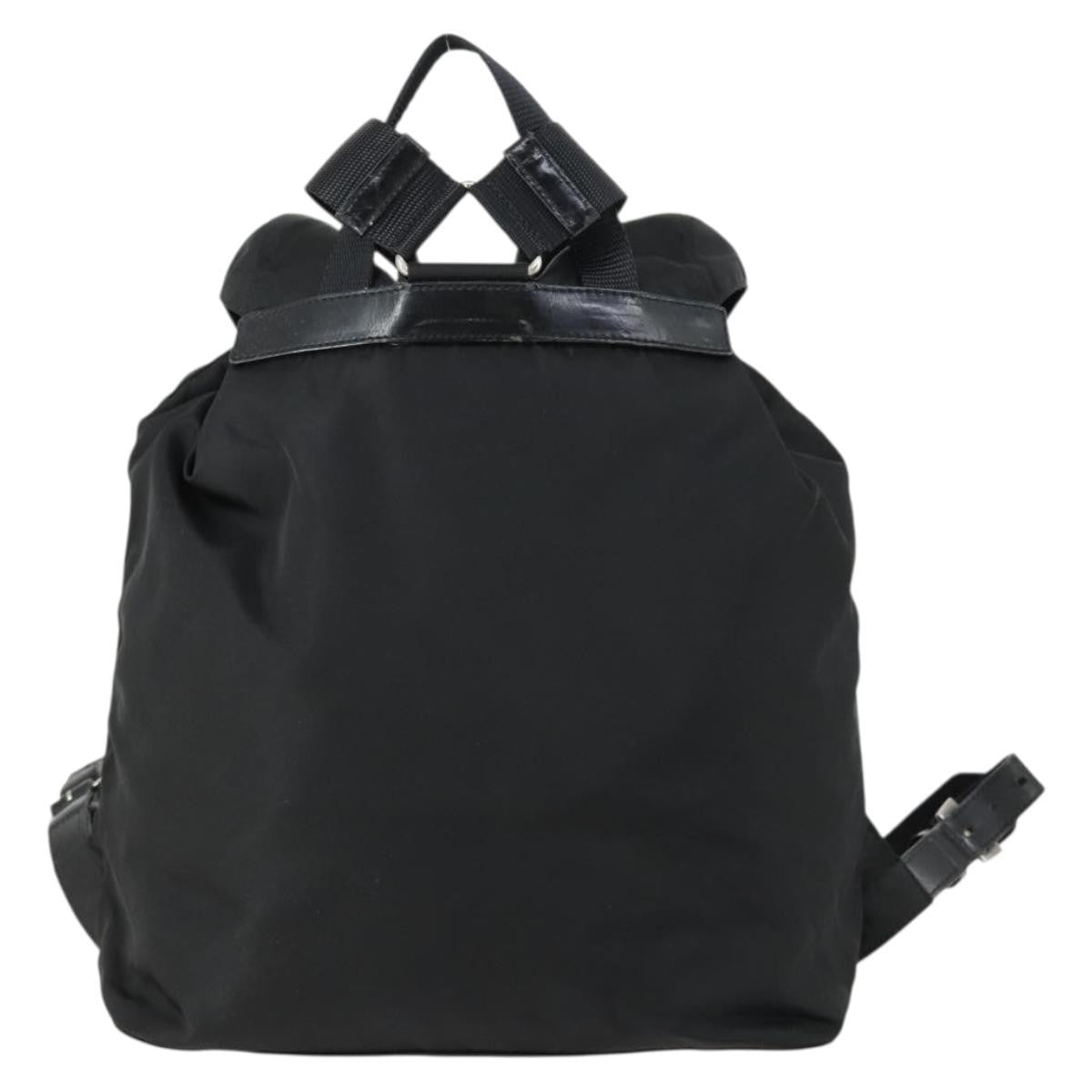 Prada Front Pocket Backpack Tessuto, BLACK, NYLON, Backpack