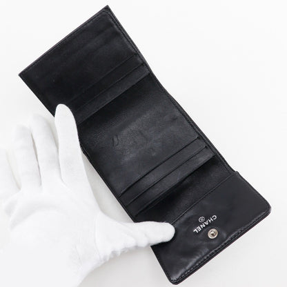 Chanel Bi-Fold Wallet Quilted Patent, BLACK, PATENT_LEATHER, Wallets