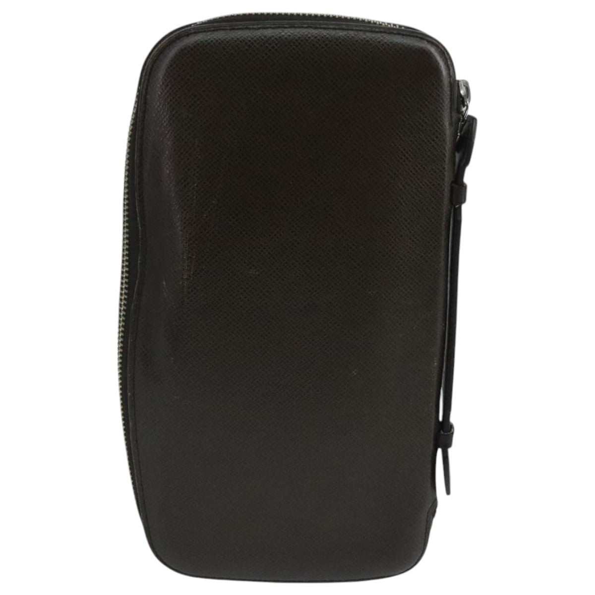 Louis Vuitton Atoll Organizer Wallet Taiga Leather, BROWN, LEATHER, Clutche & pouche
