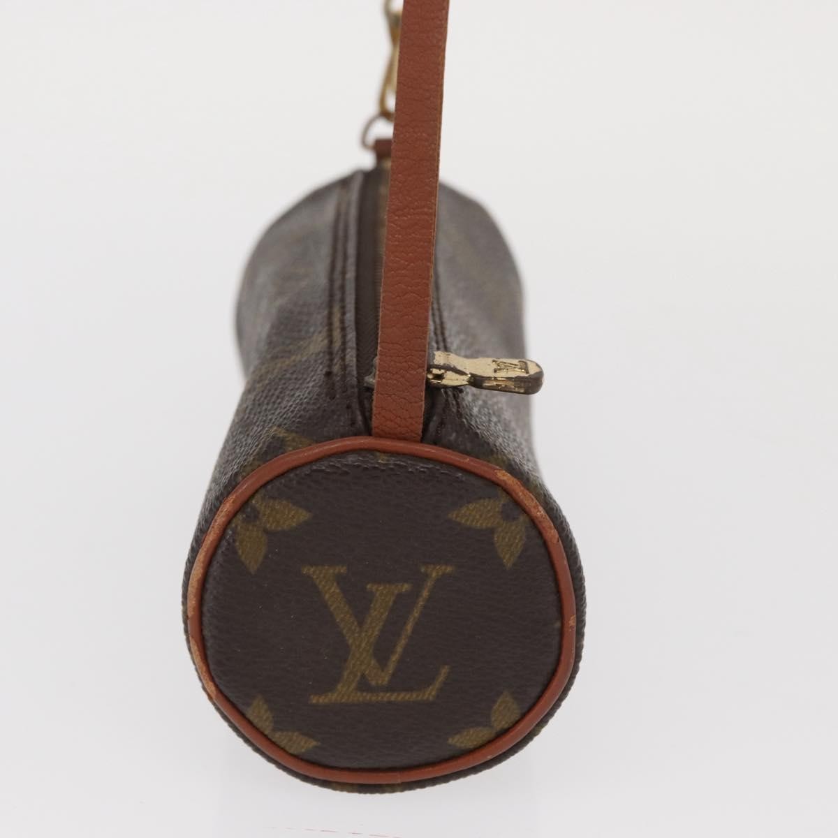 Louis Vuitton Papillon Pochette Monogram Canvas, BROWN, CANVAS, Clutche & pouche