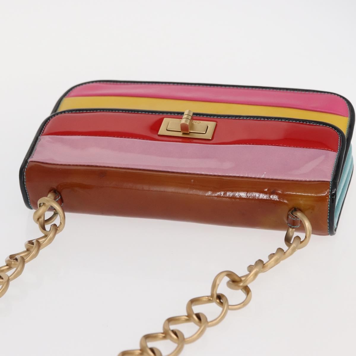 Chanel 2.55 Shoulder bag Patent Leather, MULTICOLOUR, PATENT_LEATHER, Shoulder bag