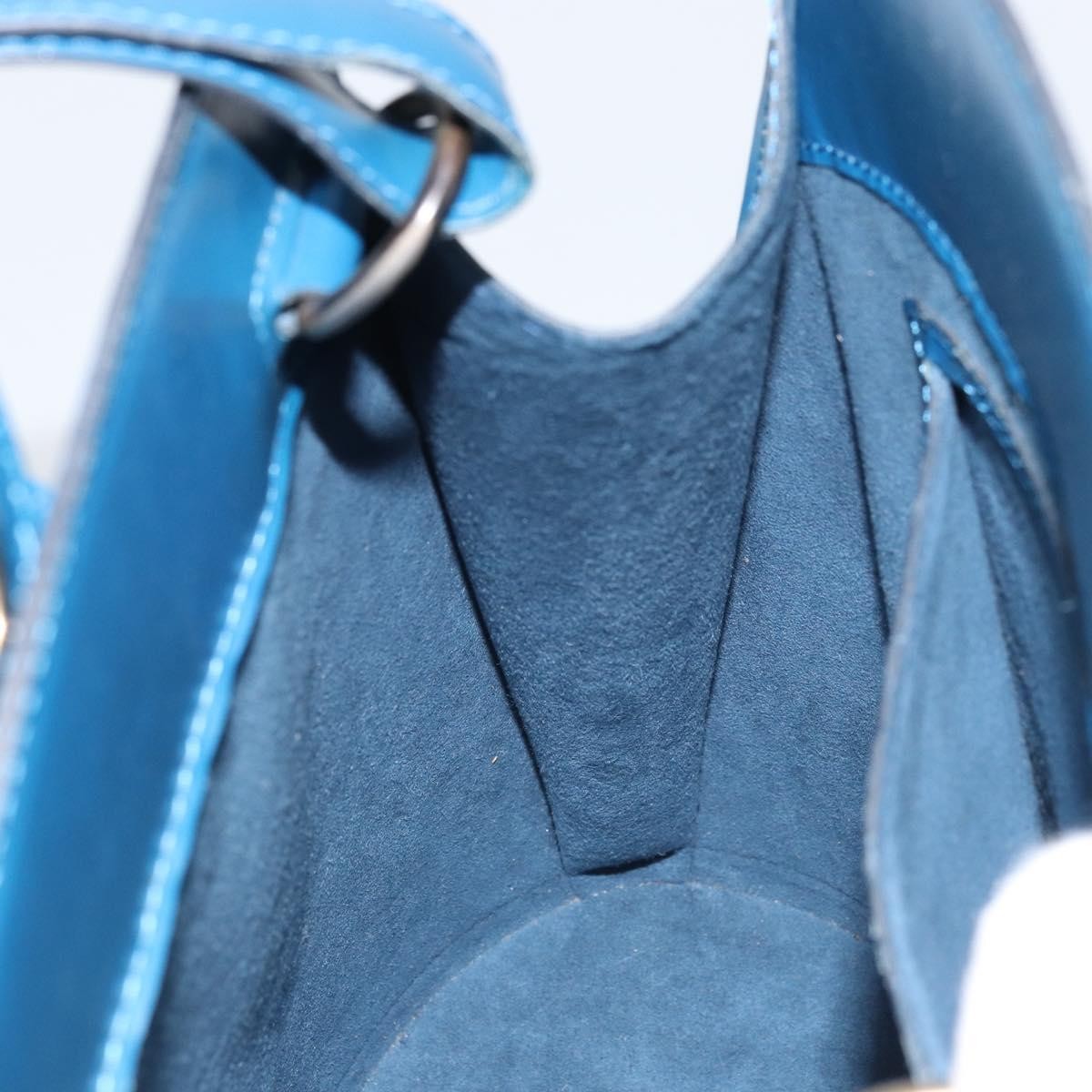 Louis Vuitton Cluny Shoulder Bag Epi Leather, BLUE, LEATHER, Shoulder bag