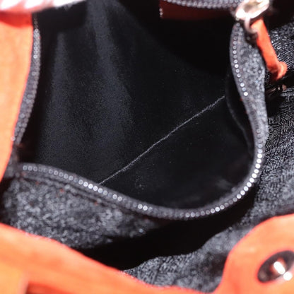 Bottega Veneta Hobo Suede, ORANGE, SUEDE, Handbag