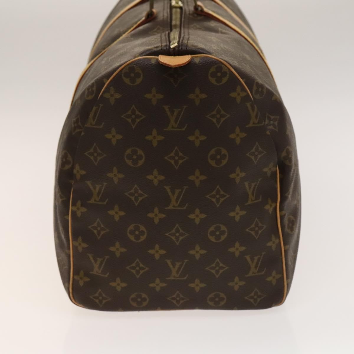 Louis Vuitton Keepall Bag Monogram Canvas, BROWN, CANVAS, Travel bag