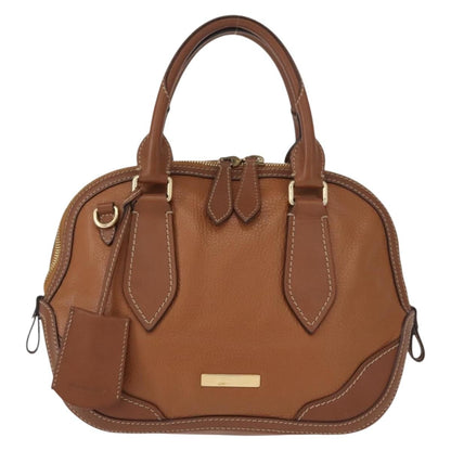 Burberry Orchard Bag Smooth Leather, BROWN, LEATHER, Handbag