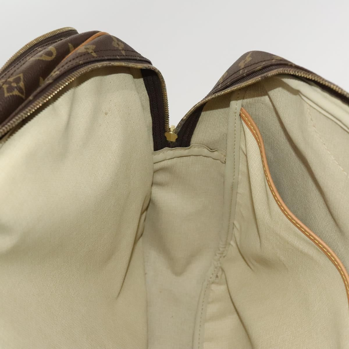 Louis Vuitton Alize Bag Monogram Canvas, BROWN, CANVAS, Travel bag