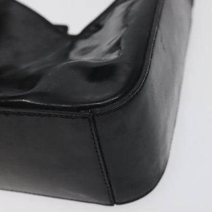 Prada Vintage Shoulder Bag Leather, BLACK, PATENT_LEATHER, Shoulder bag
