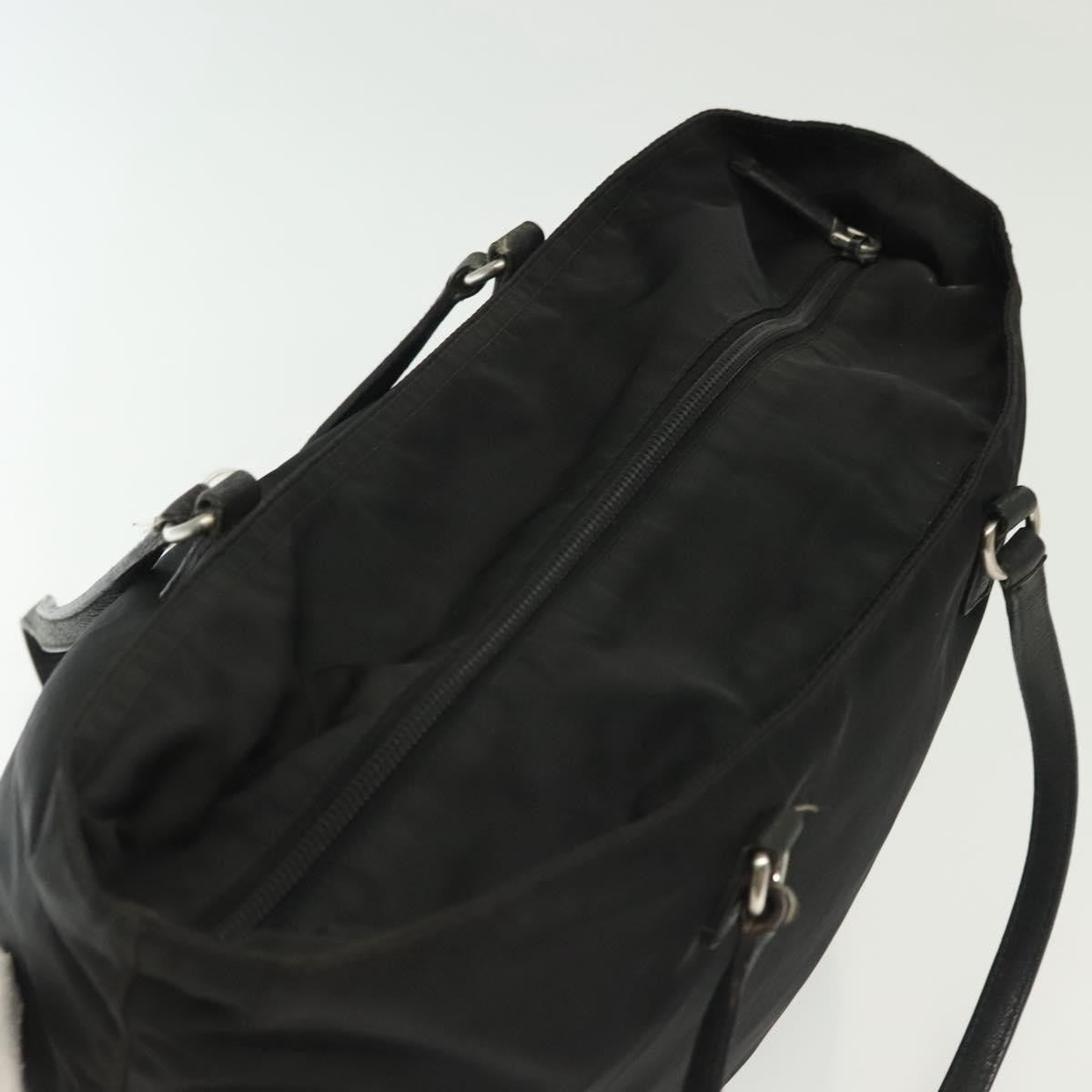 Prada Vintage Tote Tessuto, BLACK, NYLON, Tote bag
