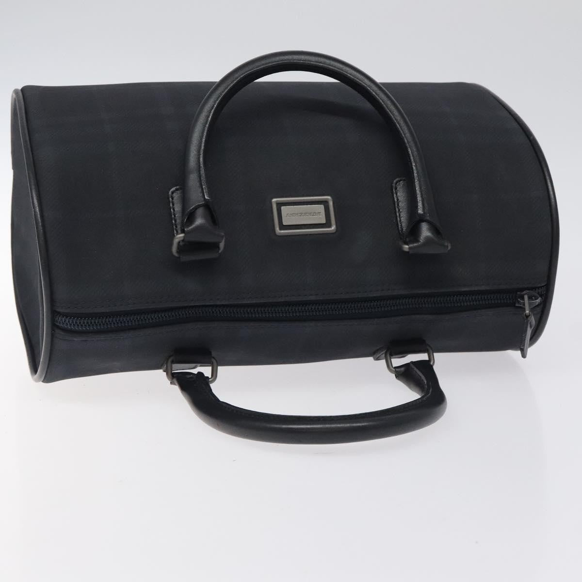 Burberry Nova check boston bag Canvas, NAVY, CANVAS, Handbag