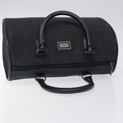 Burberry Nova check boston bag Canvas, NAVY, CANVAS, Handbag