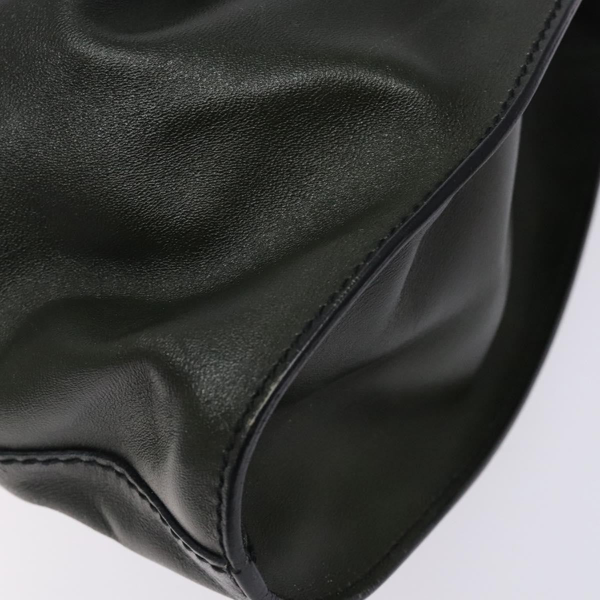 Gucci Vintage Handbag Leather, KHAKI, LEATHER, Handbag