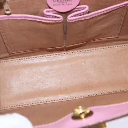Celine Handbag Leather, PINK, LEATHER, Handbag