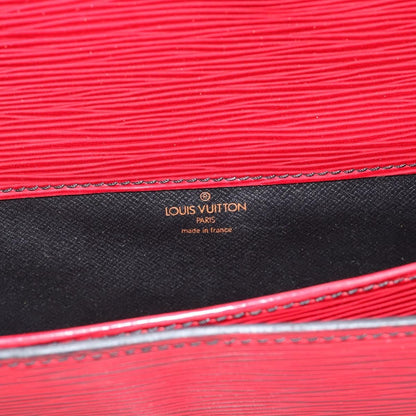 Louis Vuitton Cartouchiere Handbag Epi Leather, Red, Leather, Shoulder Bag