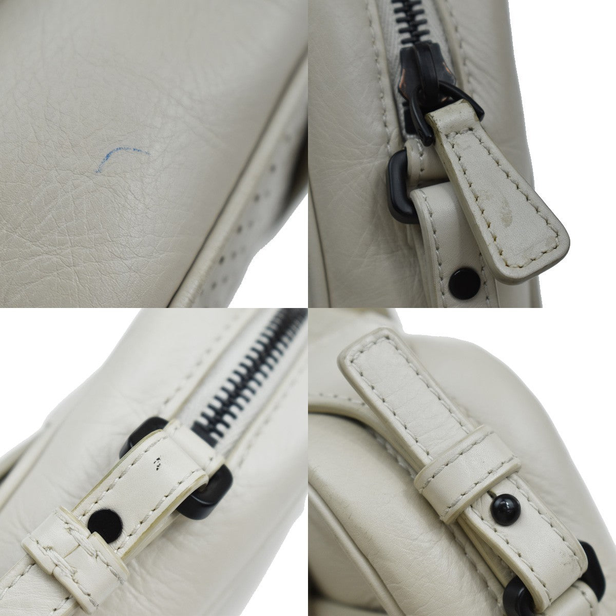 Bottega Veneta Leggero Waist Bag Perforated Leather, WHITE, LEATHER, Travel bag