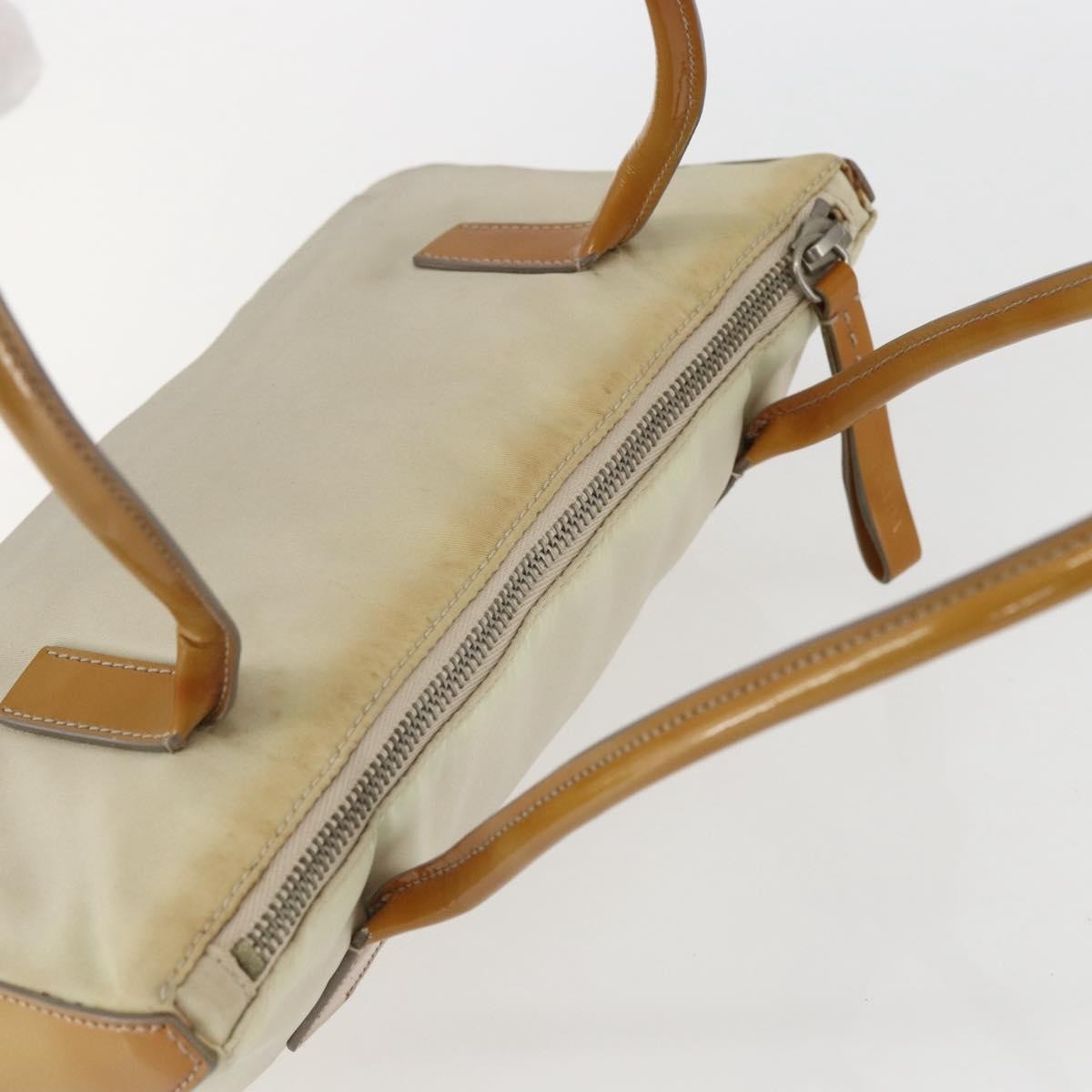 Prada Vintage Handbag Tessuto, BEIGE, NYLON, Handbag
