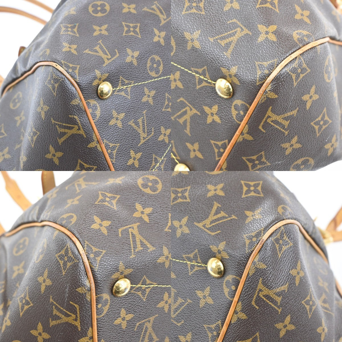 Louis Vuitton Tivoli Handbag Monogram Canvas, BROWN, CANVAS, Shoulder bag