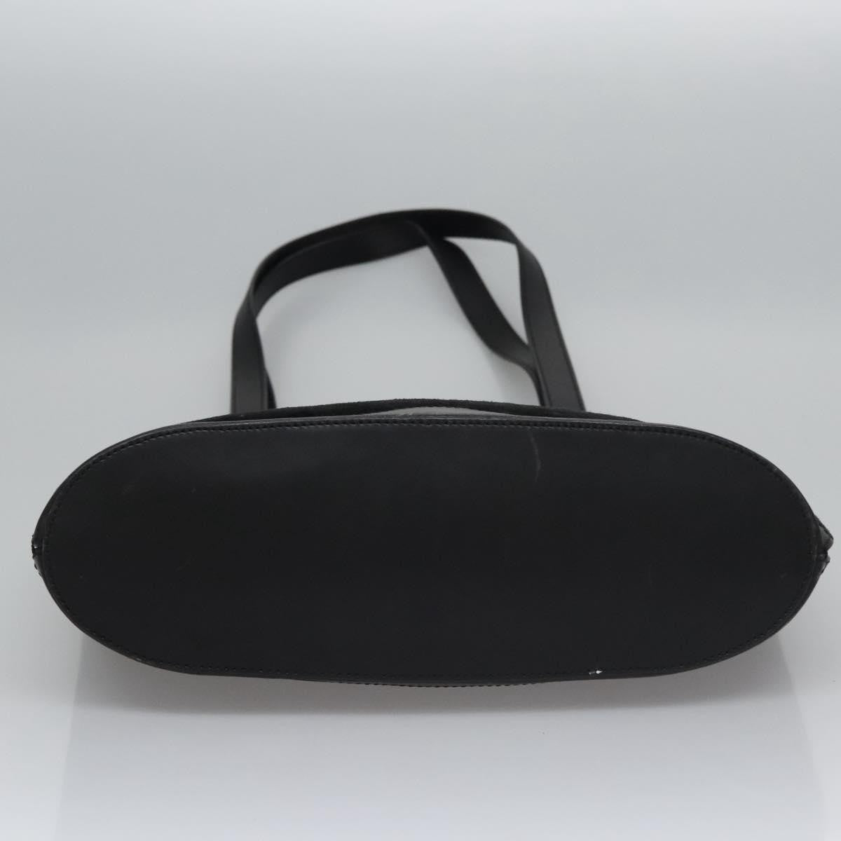 Celine Shoulder Bag Suede and leather, BLACK, SUEDE, Shoulder bag