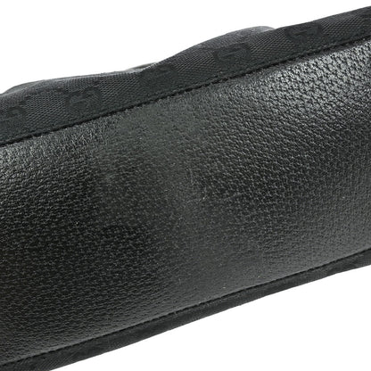 Gucci Vintage tote Leather, BLACK, CANVAS, Tote bag