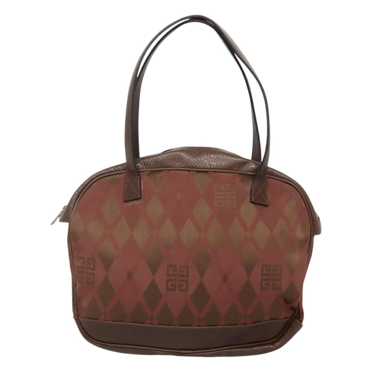 Givenchy Antigona Bag Canvas and Leather, BROWN, CANVAS, Handbag