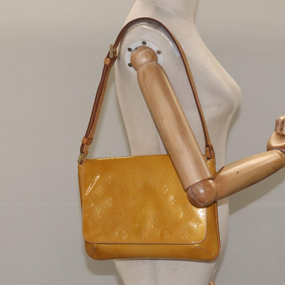 Louis Vuitton Thompson Street Handbag Monogram Vernis, BEIGE, PATENT_LEATHER, Handbag