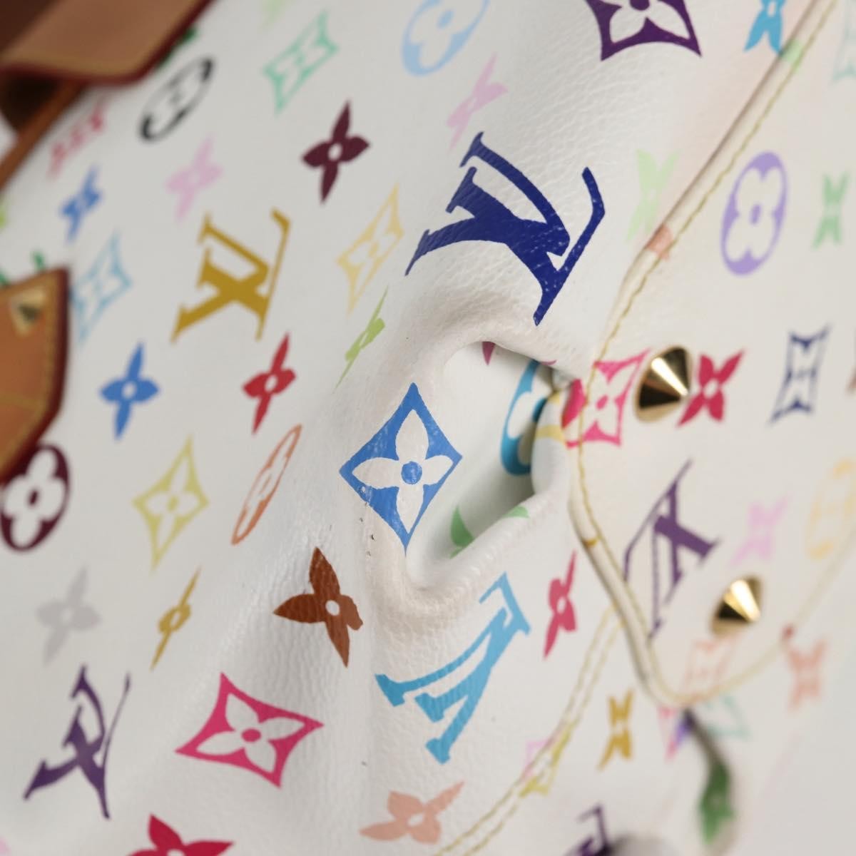 Louis Vuitton Annie Handbag Monogram Multicolor, WHITE, CANVAS, Tote bag