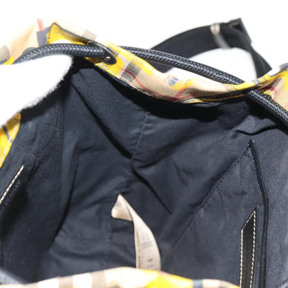 Burberry Graffiti Rucksack Backpack Vintage Check Canvas, BEIGE, CANVAS, Backpack