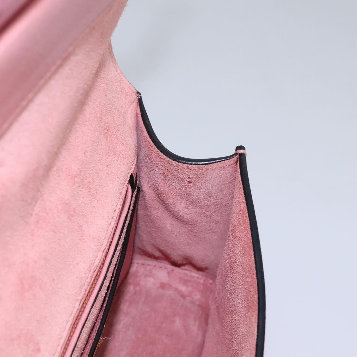 Miu Miu Madras Crystal Buckle Shoulder Bag Leather, PINK, LEATHER, Shoulder bag