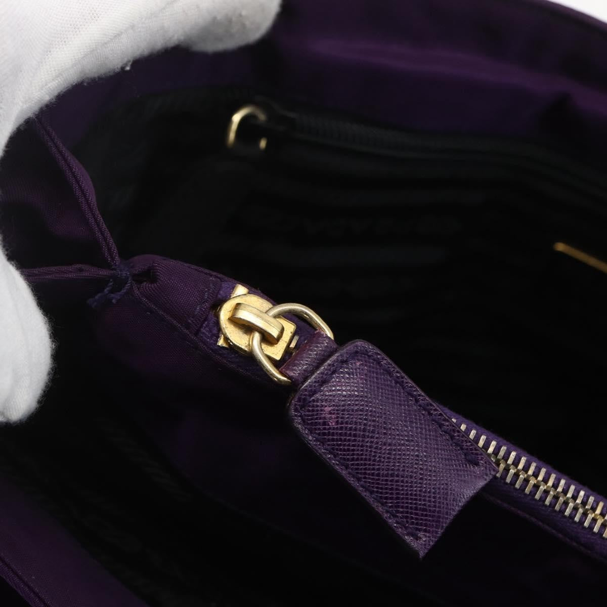 Prada Vintage Shoulder Bag Tessuto, PURPLE, NYLON, Shoulder bag