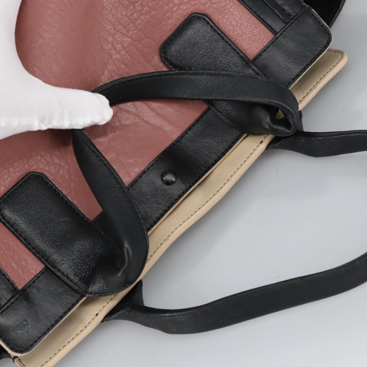 Chloe Alison East West Tote Leather, PINK, LEATHER, Tote bag