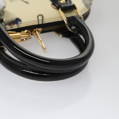 Louis Vuitton Alma Handbag Monogram Vernis, WHITE, PATENT_LEATHER, Handbag