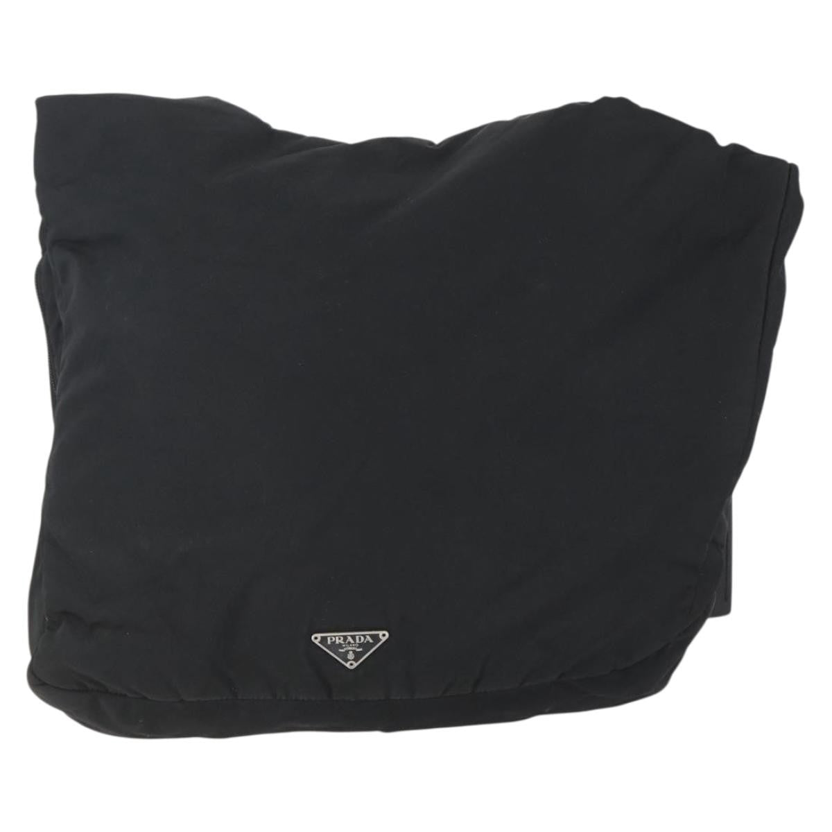 Prada Vintage Shoulder Bag Tessuto, BLACK, NYLON, Shoulder bag