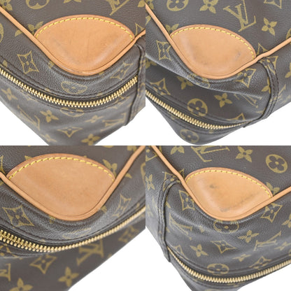 Louis Vuitton Sirius Handbag Monogram Canvas, BROWN, CANVAS, Travel bag