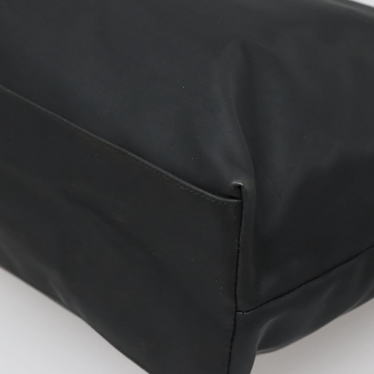 Salvatore Ferragamo Gancini Tote Nylon, BLACK, NYLON, Tote bag