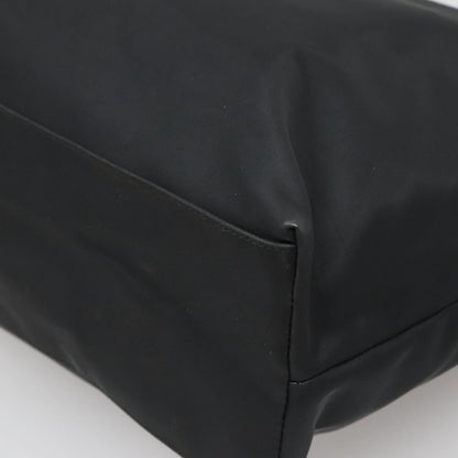 Salvatore Ferragamo Gancini Tote Nylon, BLACK, NYLON, Tote bag