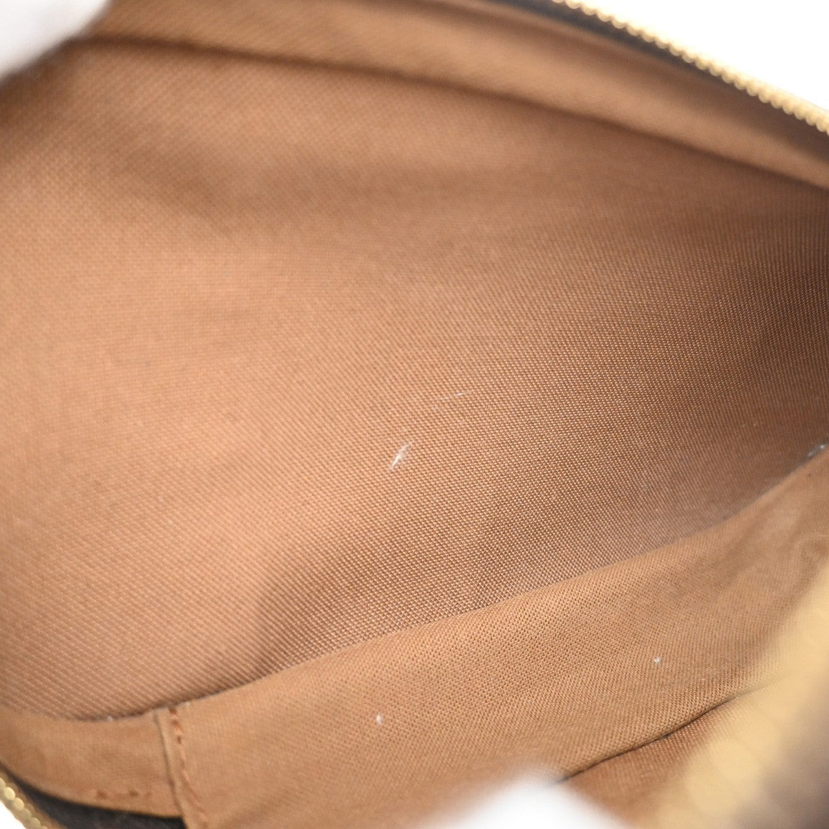 Louis Vuitton Pochette Gange Monogram Canvas, BROWN, CANVAS, Clutche & pouche