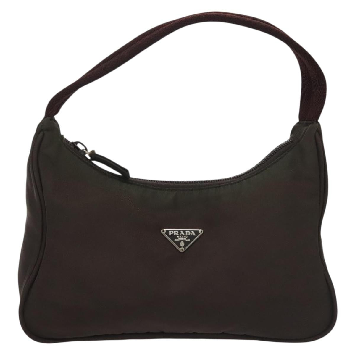 Prada Re-Edition 2000 Hobo Tessuto, BROWN, NYLON, Handbag