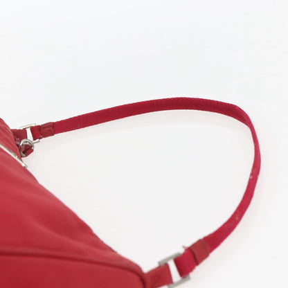 Prada Pochette Shoulder Bag Tessuto, RED, NYLON, Clutche & pouche