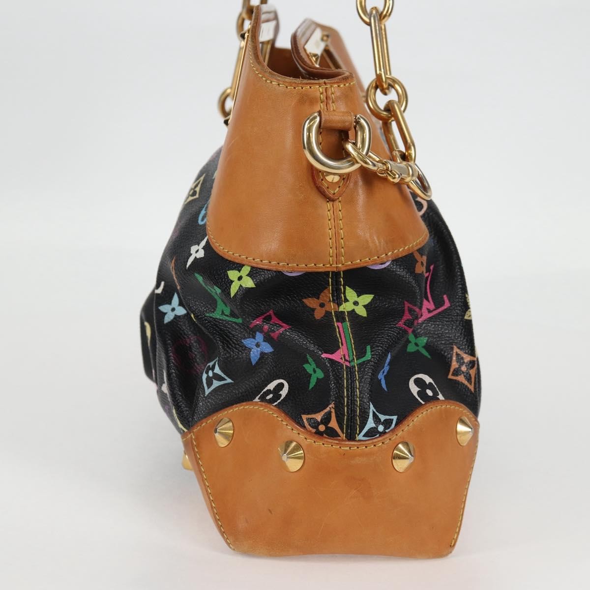 Louis Vuitton Judy Handbag Monogram Multicolor, BLACK, CANVAS, Handbag
