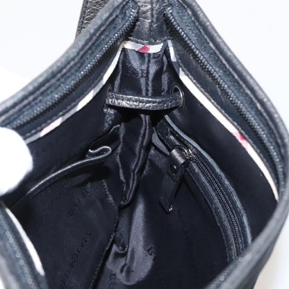 Burberry Zip Top Messenger Nylon, BLACK, NYLON, Shoulder bag
