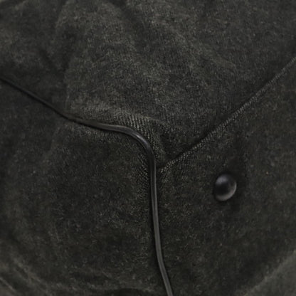 Prada Boston Bag Wool, GRAY, WOOL, Travel bag
