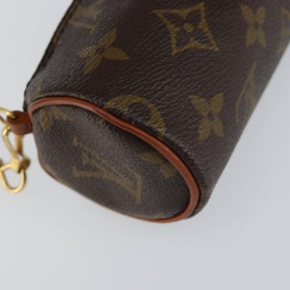 Louis Vuitton Papillon Pochette Monogram Canvas, BROWN, CANVAS, Clutche & pouche