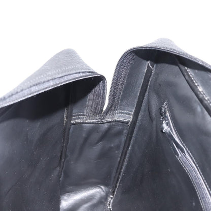 Christian Dior Vintage CD Handbag Leather, BLACK, LEATHER, Briefcase