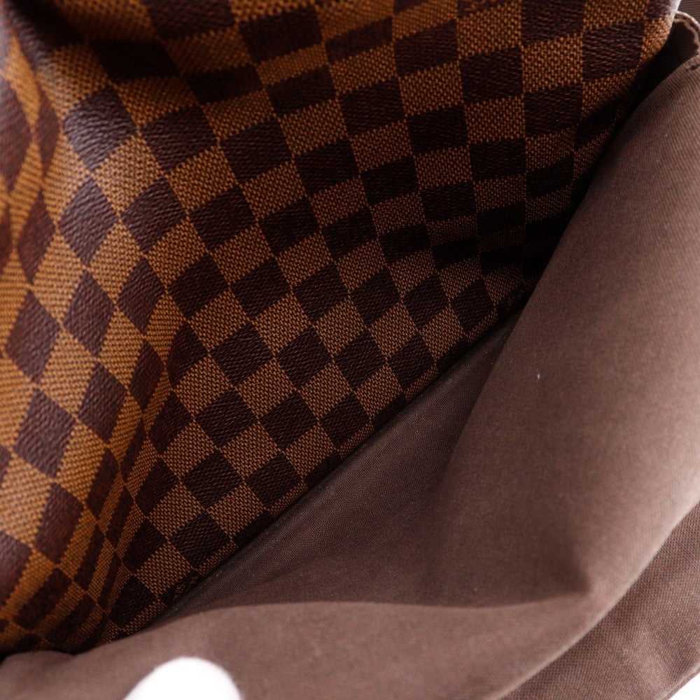 Louis Vuitton Naviglio Handbag Damier, BROWN, CANVAS, Shoulder bag