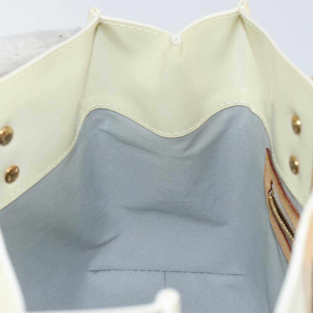 Louis Vuitton Reade Handbag Monogram Vernis, BEIGE, PATENT_LEATHER, Handbag