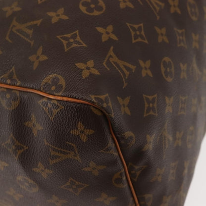Louis Vuitton Keepall Bag Monogram Canvas, BROWN, CANVAS, Travel bag