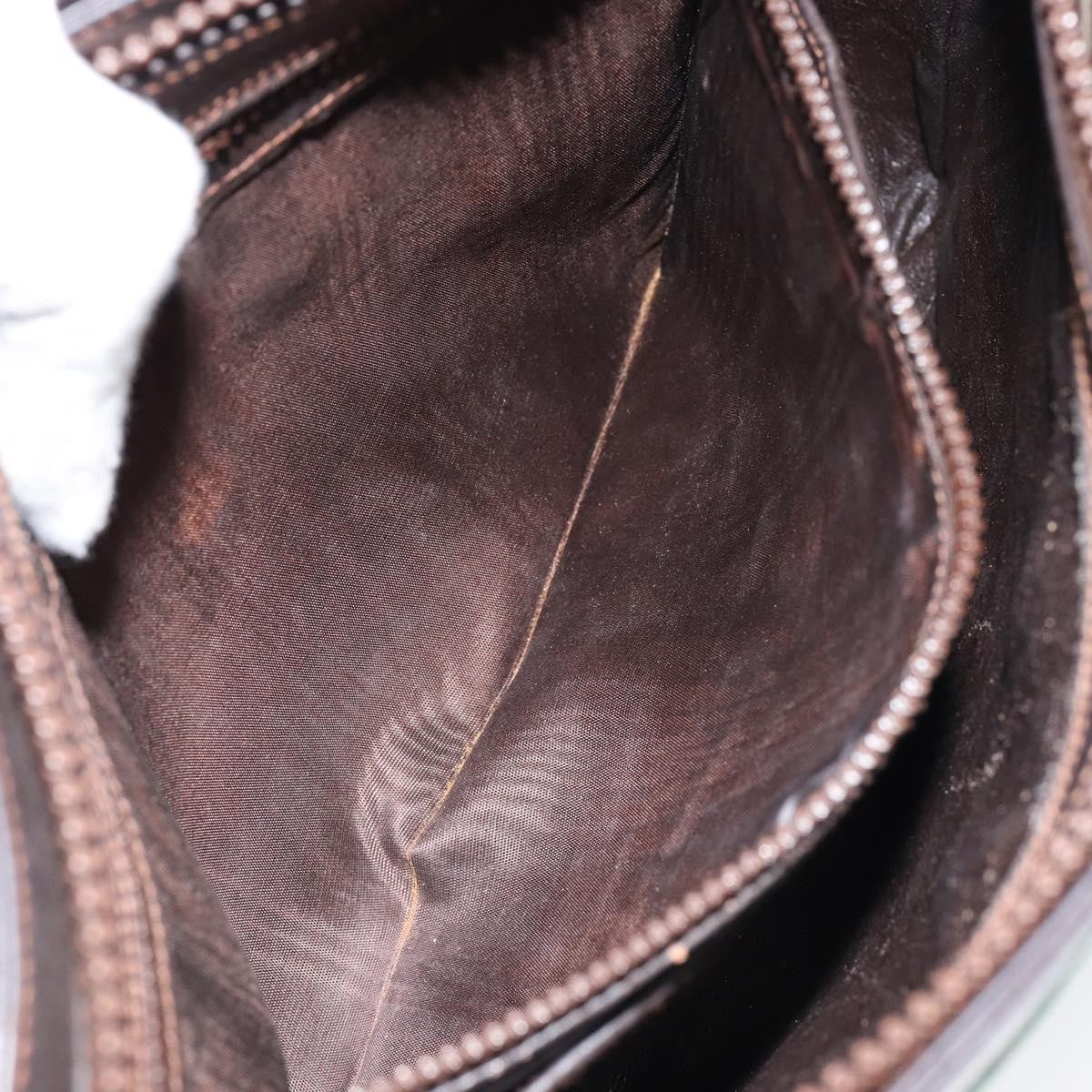 Gucci Sherry line shoulder bag Leather, BROWN, LEATHER, Shoulder bag