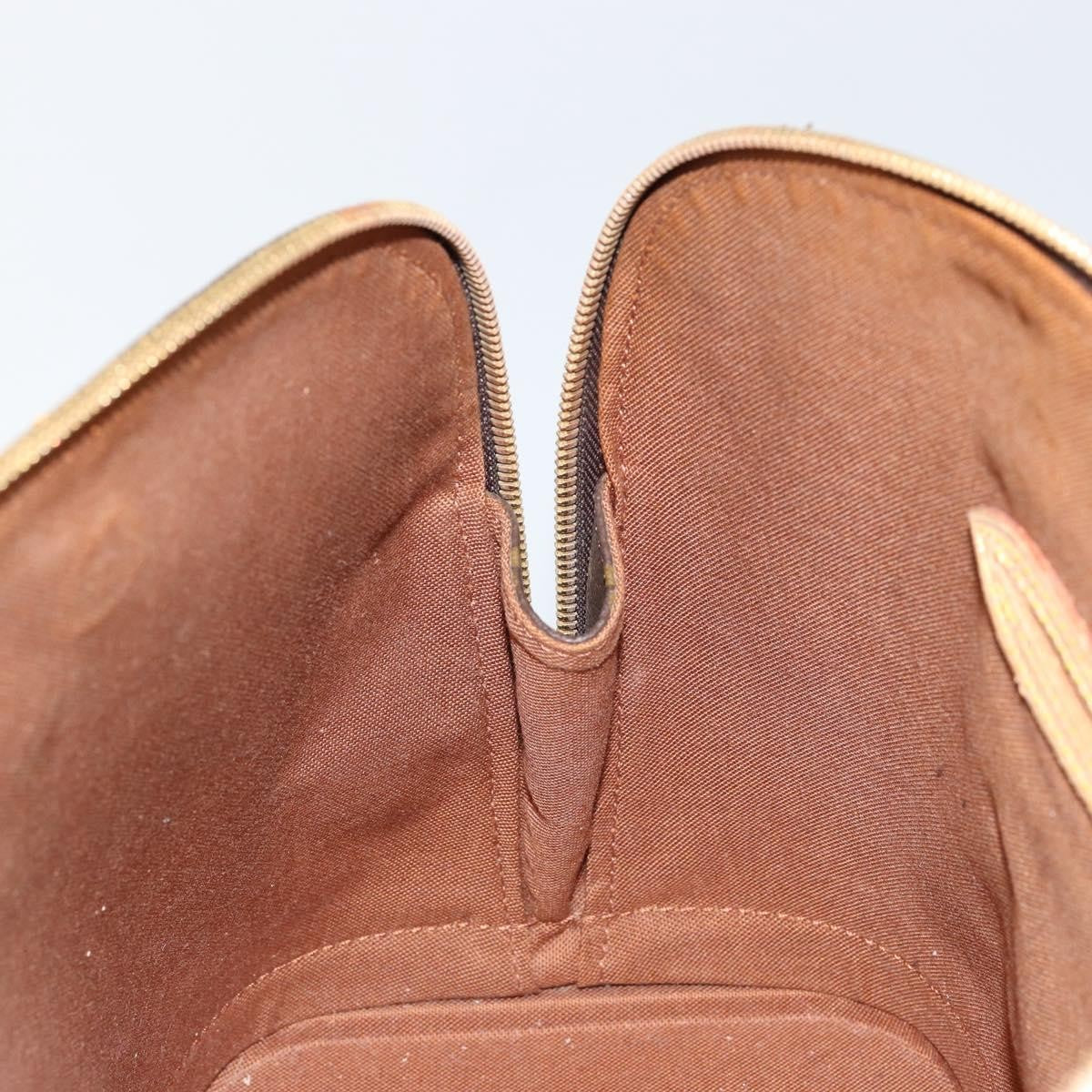 Louis Vuitton Alma Handbag Monogram Canvas, BROWN, CANVAS, Handbag